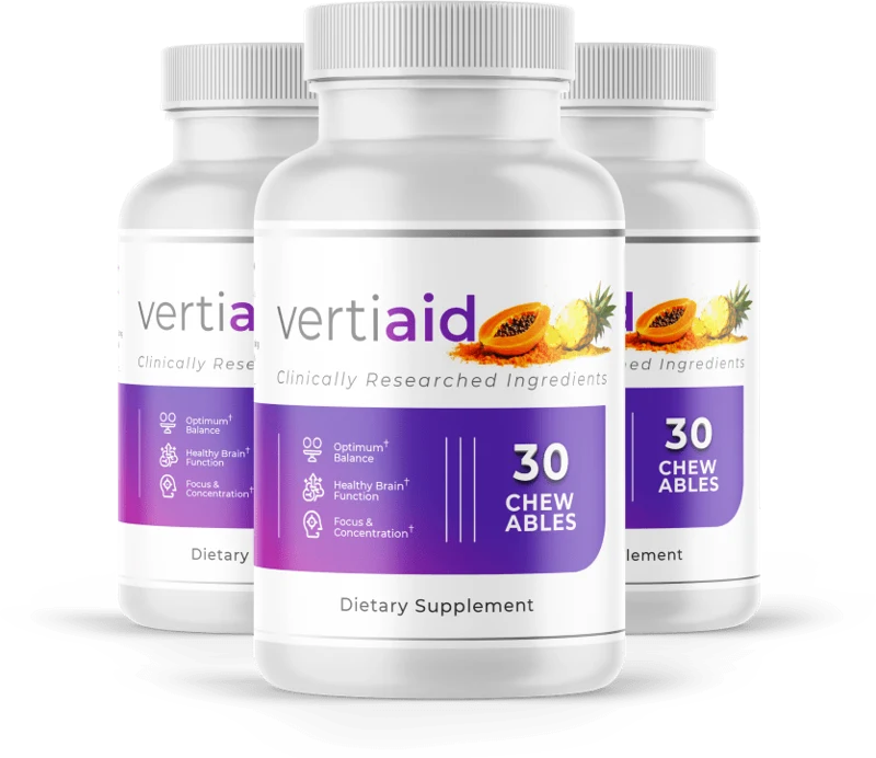 Three bottles of VertiAid